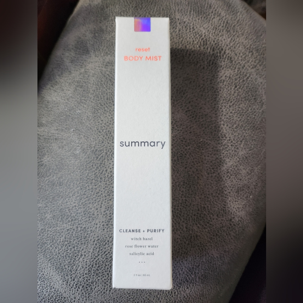Summary body mist
